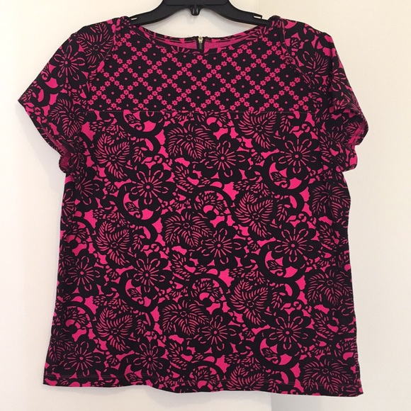 Hannah Tops - Hannah Floral Short Sleeve Top